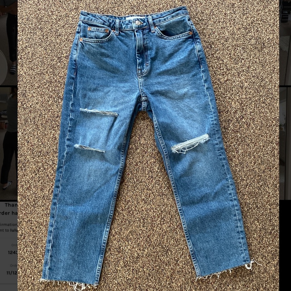 NEVER WORN TOPSHOP JEANS